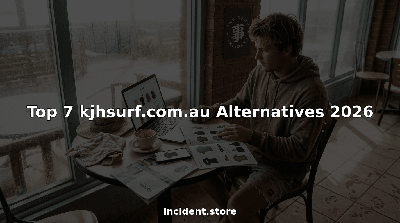 Man compares surf and streetwear brands in café