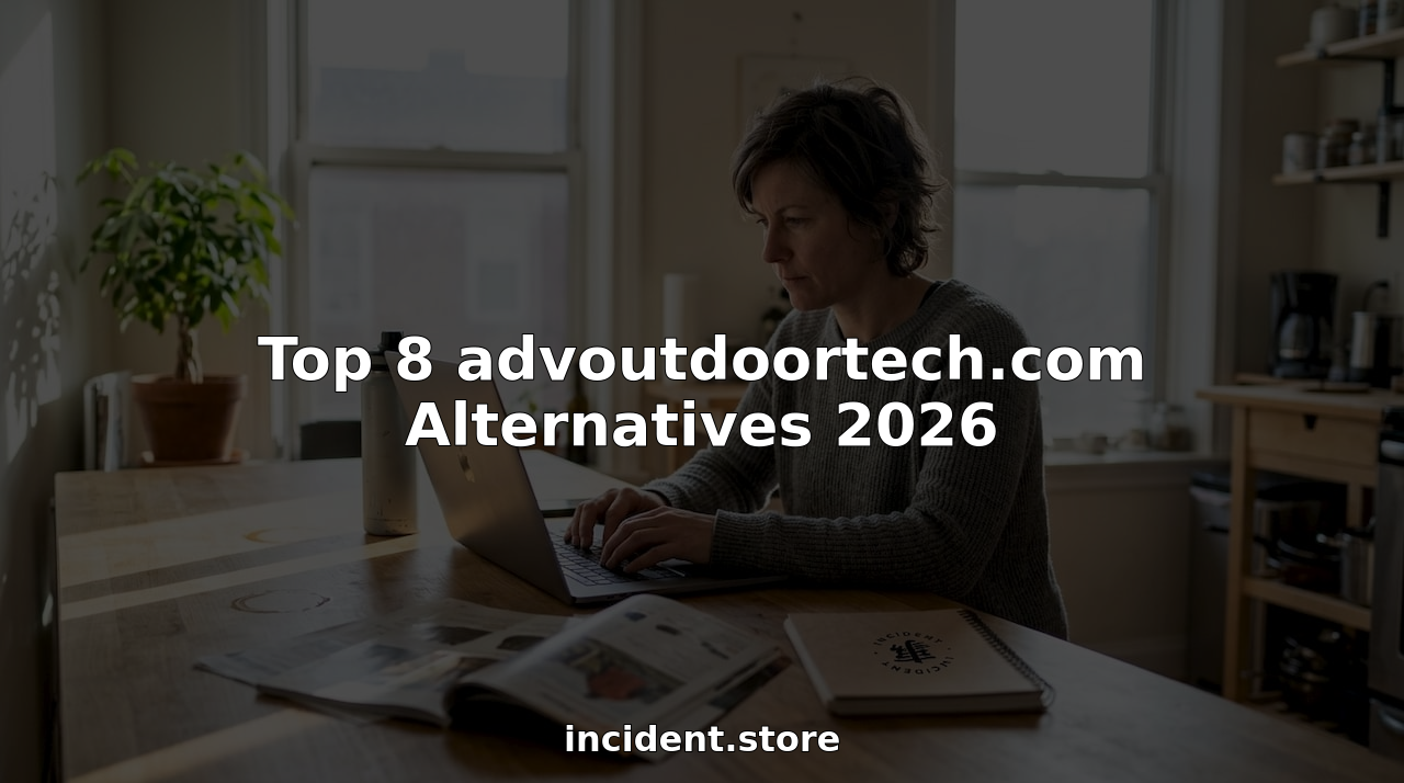 Woman researching outdoor gear alternatives