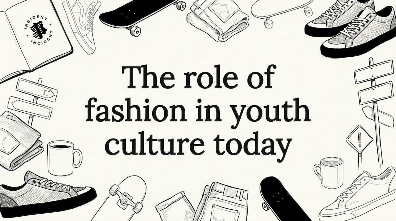 Hand-drawn street style title card illustration