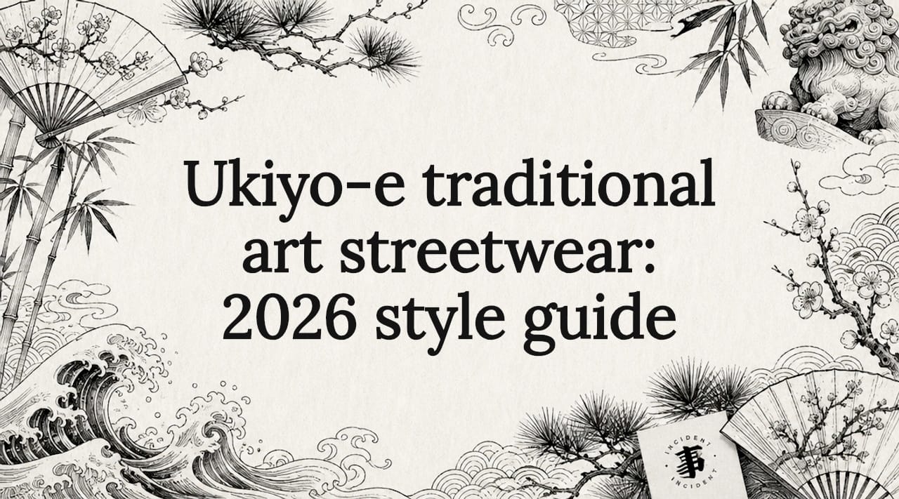Ukiyo-e style decorative title card illustration