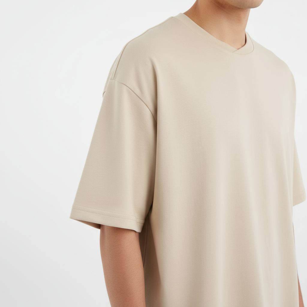 TSUMUGI KINU BĒJU TEE