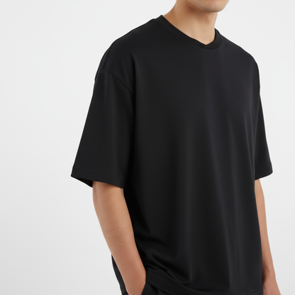 TSUMUGI KINU KUROI TEE